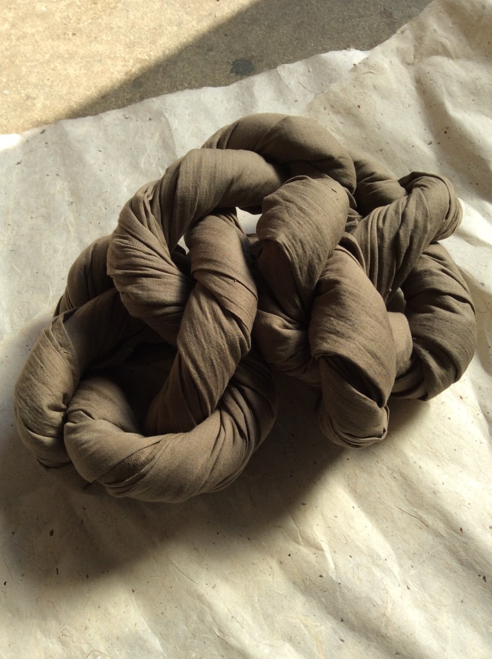 ねじって、ねじって…